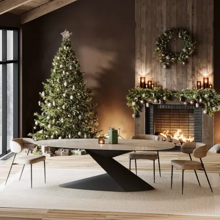 PROXIMA│Table L 270 cm│Plateau céramique│Coloris à choix