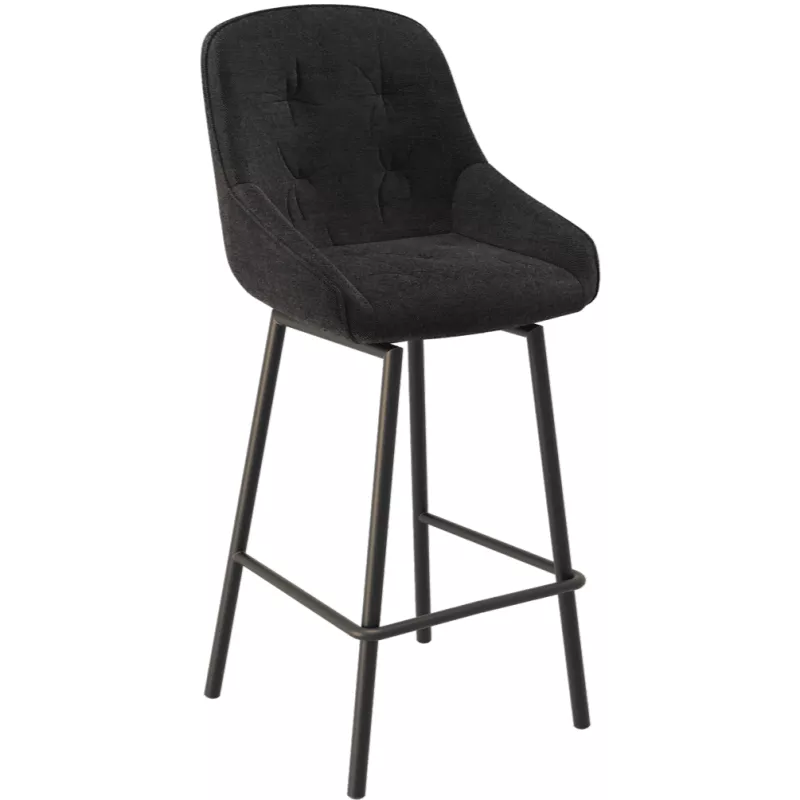 SAN FRANCISCO │Tabouret H115 cm - Assise pivotante 180° avec rappel│Tissus à choix
