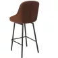 SAN FRANCISCO │Tabouret H115 cm - Assise pivotante 180° avec rappel│Tissus à choix