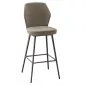 VARSOVIE │Tabouret H97 cm - Assise pivotante à 180° avec rappel│Tissus à choix