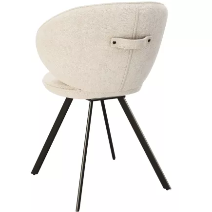 NOTTINGHAM EXPO│Sièges d'accueil - visiteurs│Assise pivotante│Blanc cassé