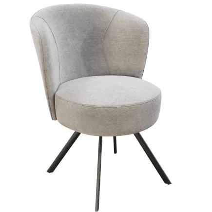 PRAGUE EXPO│Sièges d'accueil - visiteur│Assise pivotante avec rappel│Gris clair