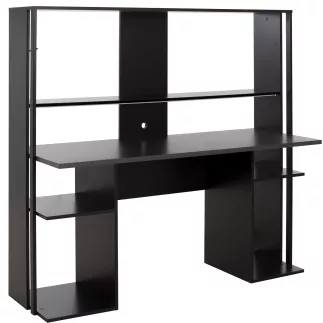 STREAM│Bureau gamer│Noir│167x60xh145 cm