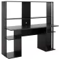 STREAM│Bureau gamer│Noir│167x60xh145 cm