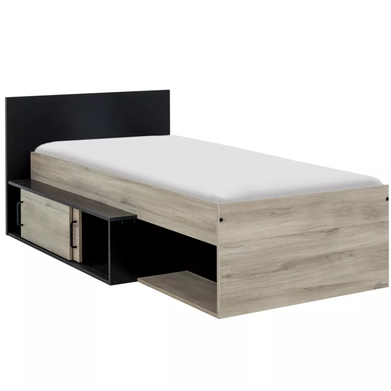 ERQUY│Lit enfants rangements│90x200 cm