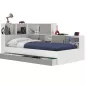 ERWAN│Lit enfant rangements│90x200 cm│Gris moon