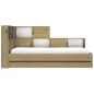 ERWAN│Lit enfant rangements│90x200 cm│Chêne artisan