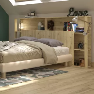 GENARO│Tête de lit│L218xh106 cm│Chêne artisan