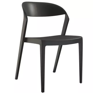 MARCEAU │Siège de collectivité - visiteurs │Noir