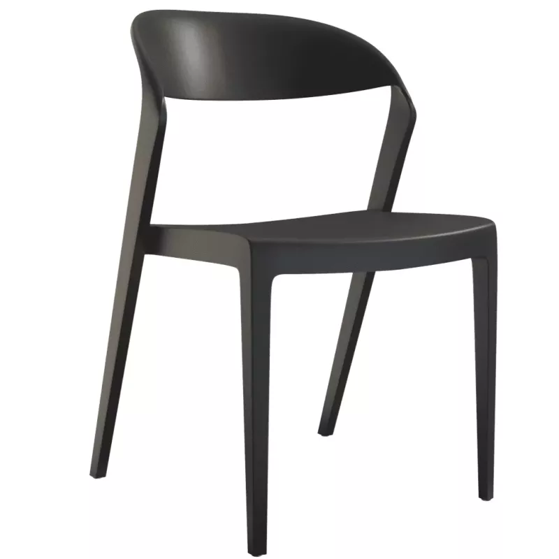 MARCEAU │Siège de collectivité - visiteurs │Noir
