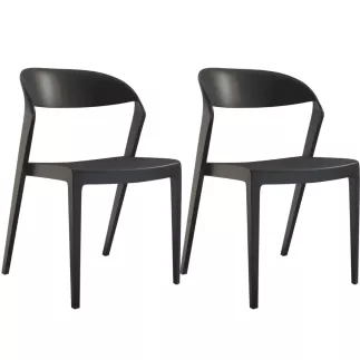 MARCEAU │Siège de collectivité - visiteurs │Noir