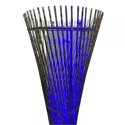 GLOBO│Lampe décorative - lumières bleues │aluminium