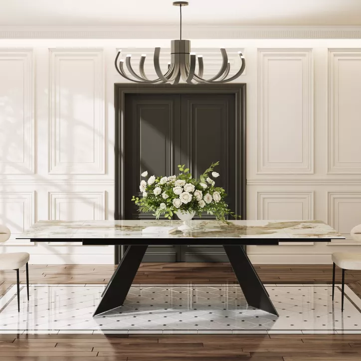 WASHINGTON│Table extensible L 200-3000 cm│Plateau céramique│Coloris à choix