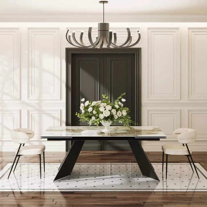 WASHINGTON│Table extensible L 200-3000 cm│Plateau céramique│Coloris à choix