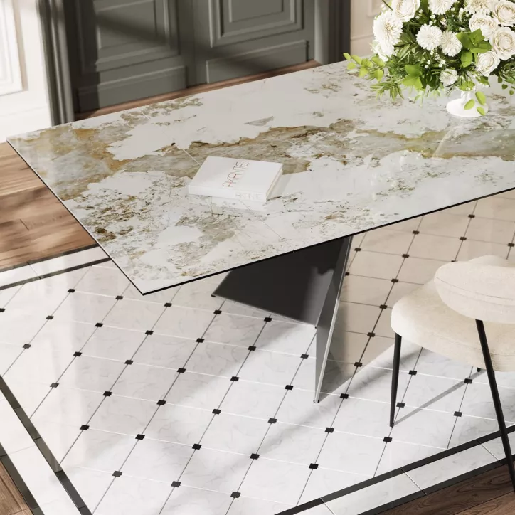 WASHINGTON│Table extensible L 200-3000 cm│Plateau céramique│Coloris à choix