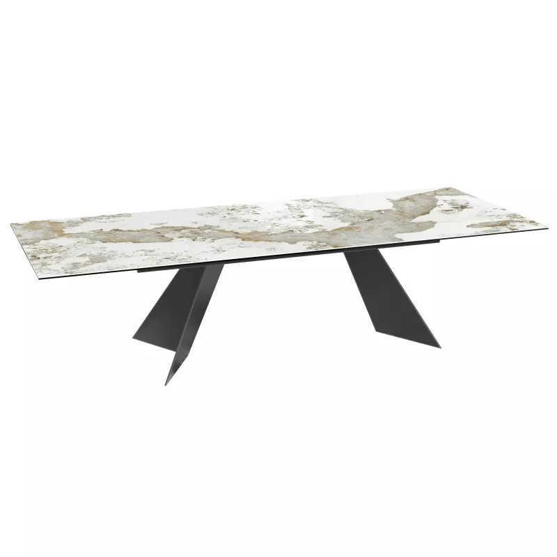 WASHINGTON│Table extensible L 200-3000 cm│Plateau céramique│Coloris à choix