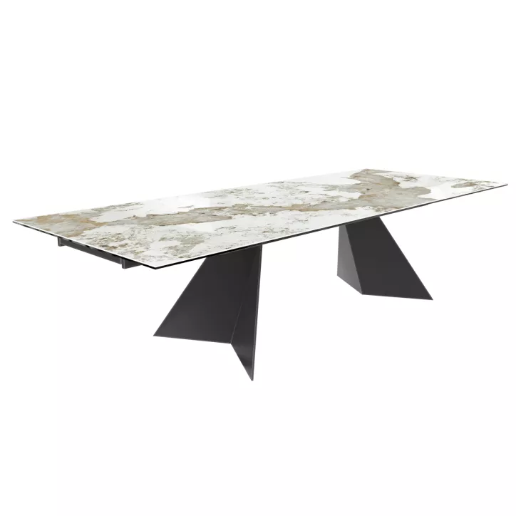WASHINGTON│Table extensible L 200-3000 cm│Plateau céramique│Coloris à choix