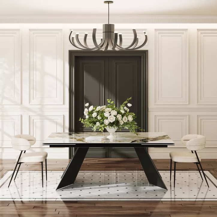 WASHINGTON│Table extensible L 200-3000 cm│Plateau céramique│Coloris à choix