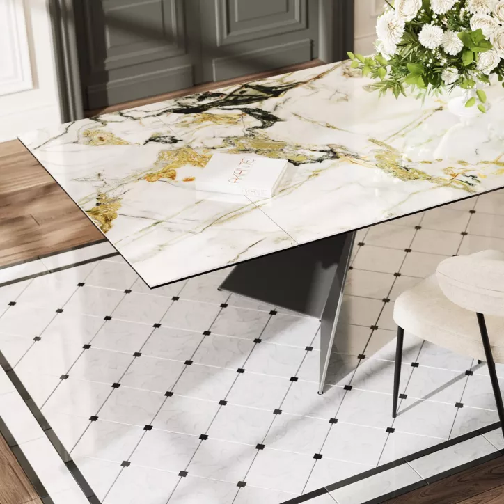 WASHINGTON│Table extensible L 200-3000 cm│Plateau céramique│Coloris à choix