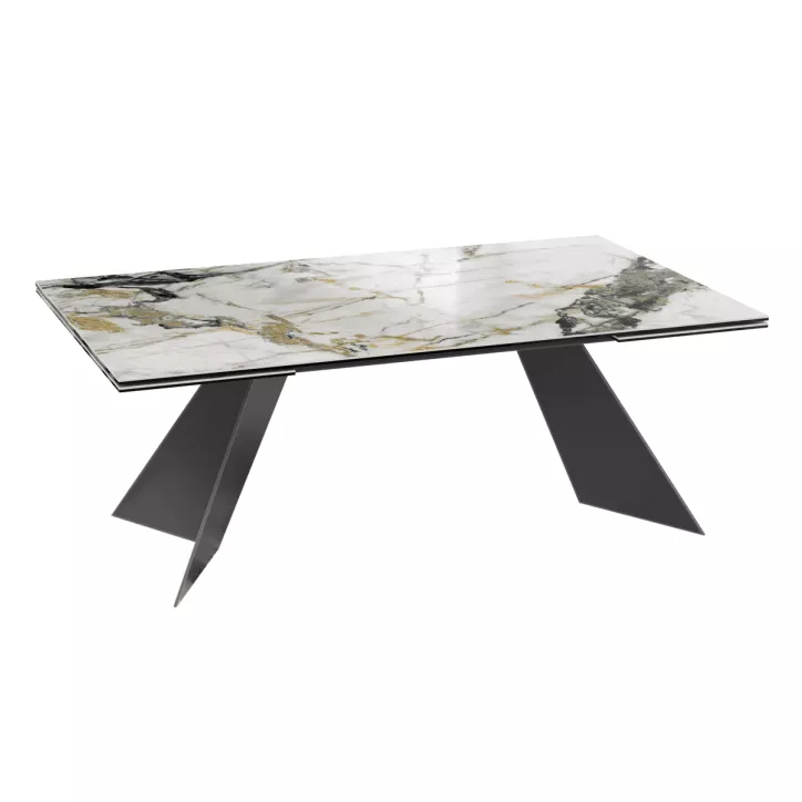 WASHINGTON│Table extensible L 200-3000 cm│Plateau céramique│Coloris à choix