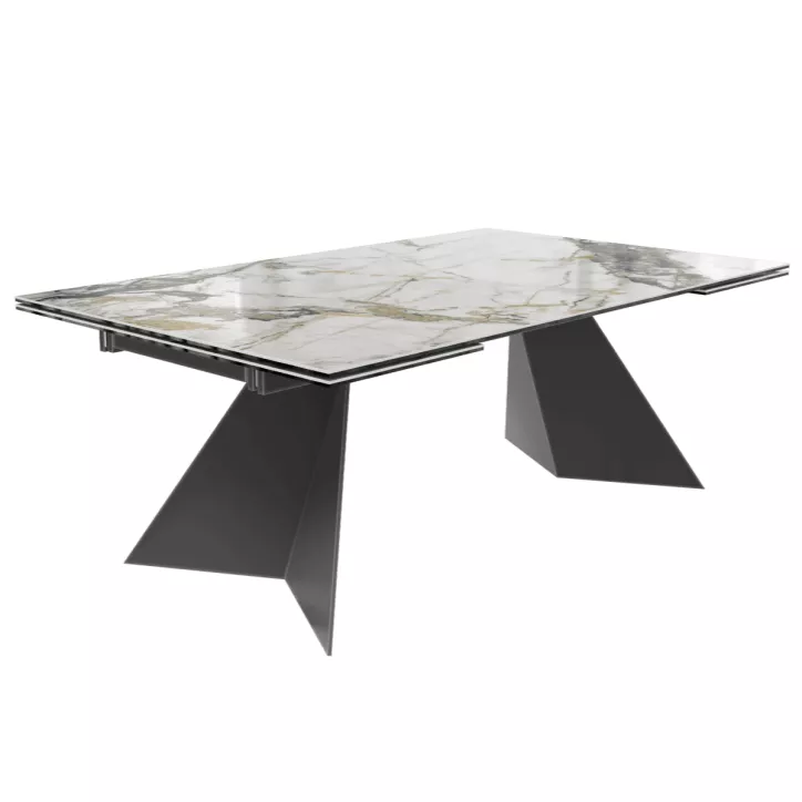 WASHINGTON│Table extensible L 200-3000 cm│Plateau céramique│Coloris à choix