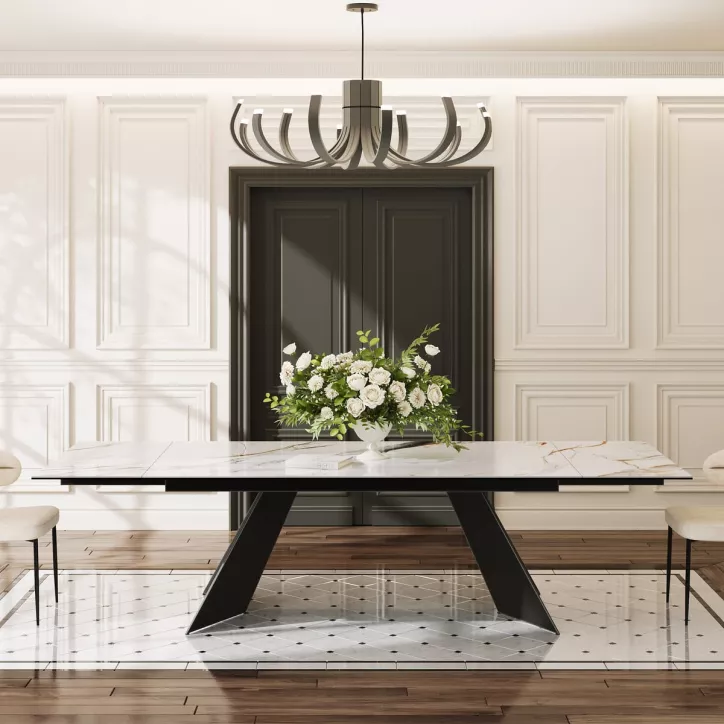 WASHINGTON│Table extensible L 200-3000 cm│Plateau céramique│Coloris à choix