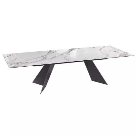 WASHINGTON│Table extensible L 200-300 cm│Plateau céramique│Coloris à choix