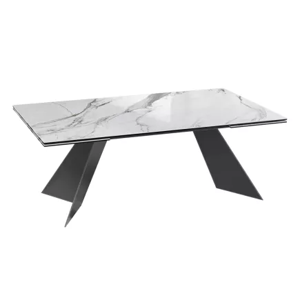 WASHINGTON│Table extensible L 200-3000 cm│Plateau céramique│Coloris à choix