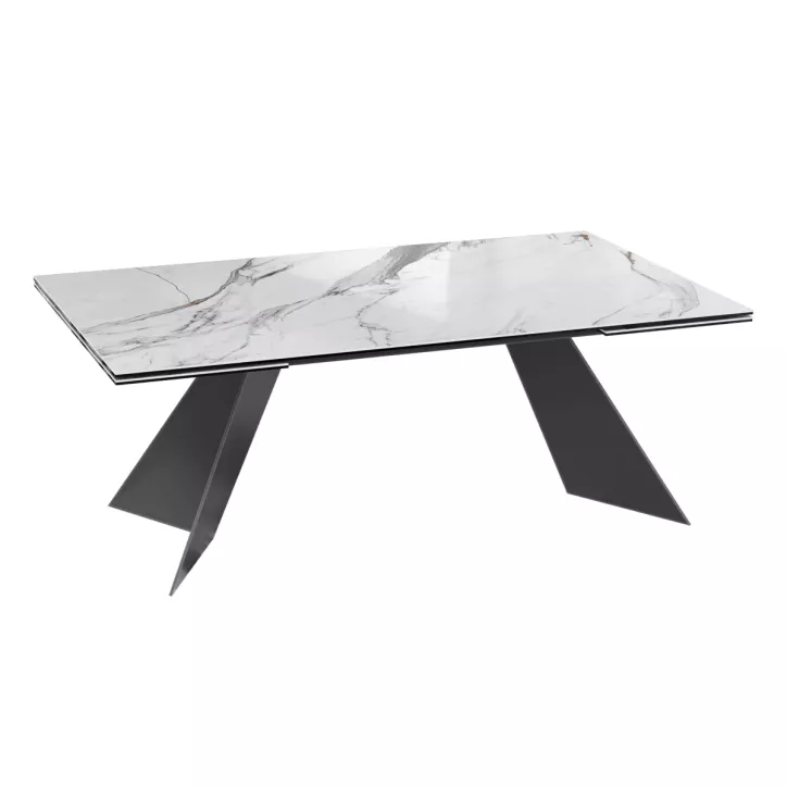 WASHINGTON│Table extensible L 200-3000 cm│Plateau céramique│Coloris à choix