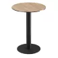 ORLANDO │Table ronde ø55 cm │Piètement acier laqué noir mat│Coloris à choix ORLANDO │Table ronde ø55 cm │Piètement acier laqué noir mat│Coloris à choix