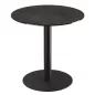 ORLANDO │Table ronde ø75 cm │Piètement acier laqué noir mat│Coloris à choix ORLANDO │Table ronde ø75 cm │Piètement acier laqué noir mat│Coloris à choix