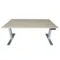 ENVEOL│Bureau électrique L 160xp 80 - 4 mémoires de position│Erable blanc/Gris aluminium ENVEOL│Bureau électrique L 160xp 80 - 4 mémoires de position│Erable blanc/Gris aluminium