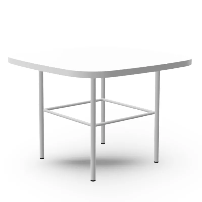 MARGOT│Table carrée L 50 x H 35 cm│2 coloris de plateaux/pieds disponibles