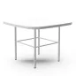 MARGOT│Table carrée L 50 x H 35 cm│2 coloris de plateaux/pieds disponibles
