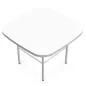 MARGOT│Table carrée L 50 x H 35 cm│2 coloris de plateaux/pieds disponibles