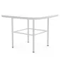 MARGOT│Table carrée L 50 x H 35 cm│2 coloris de plateaux/pieds disponibles