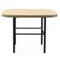 MARGOT│Table carrée L 50 x H 35 cm│2 coloris de plateaux/pieds disponibles