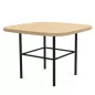 MARGOT│Table carrée L 50 x H 35 cm│2 coloris de plateaux/pieds disponibles