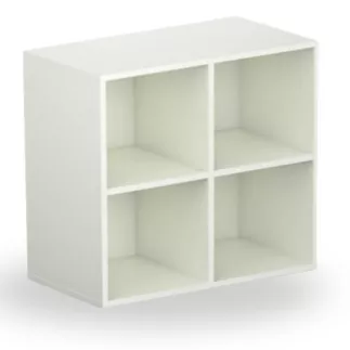 CAMILLE│Rangement 4 cases ouvert│coloris à choix