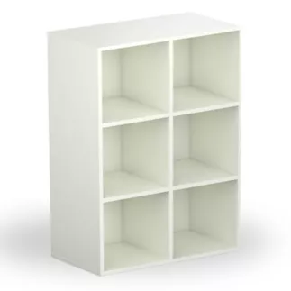 CAMILLE│Rangement 6 cases ouvert│coloris à choix