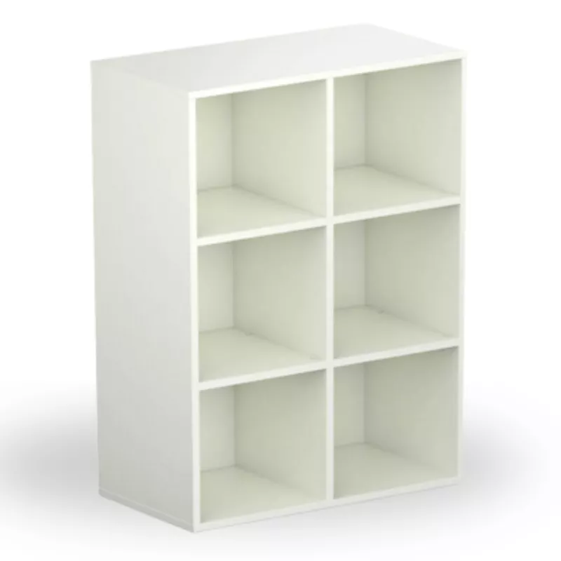CAMILLE│Rangement 6 cases ouvert│coloris à choix