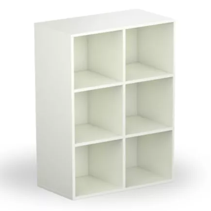 CAMILLE│Rangement 6 cases ouvert│coloris à choix