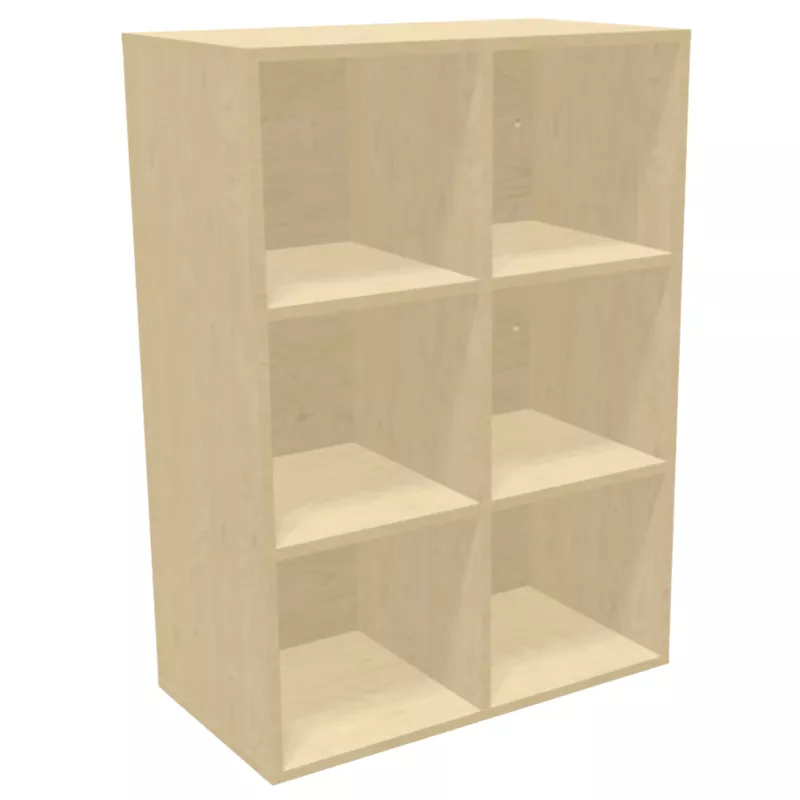 CAMILLE│Rangement 6 cases ouvert│coloris à choix