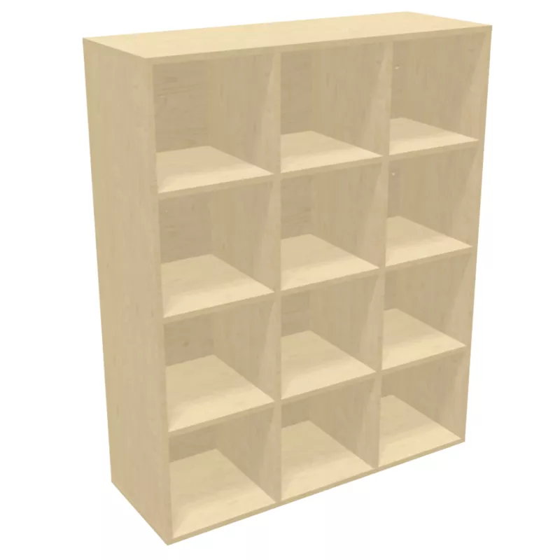 CAMILLE│Rangement 12 cases ouvert│coloris à choix