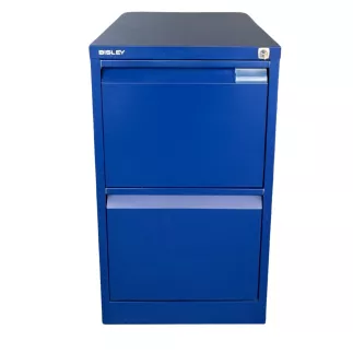 BISLEY│Caisson à dossiers suspendus H71,5cm - 2 tiroirs│Bleu Oxford