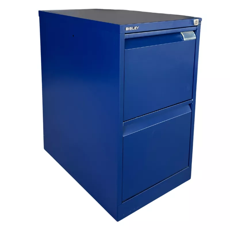 BISLEY│Caisson à dossiers suspendus H71,5cm - 2 tiroirs│Bleu Oxford BISLEY│Caisson à dossiers suspendus H71,5cm - 2 tiroirs│Bleu Oxford