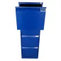BISLEY│Classeur à dossiers suspendus H132cm - 4 tiroirs│Bleu Oxford