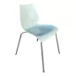 KARTELL│Chaise d'accueil/collectivité modèle MAUI designer Vico Magistretti│bleu clair KARTELL│Chaise d'accueil/collectivité modèle MAUI designer Vico Magistretti│bleu clair
