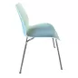 KARTELL│Chaise d'accueil/collectivité modèle MAUI designer Vico Magistretti│bleu clair KARTELL│Chaise d'accueil/collectivité modèle MAUI designer Vico Magistretti│bleu clair