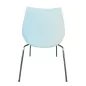 KARTELL│Chaise d'accueil/collectivité modèle MAUI designer Vico Magistretti│bleu clair KARTELL│Chaise d'accueil/collectivité modèle MAUI designer Vico Magistretti│bleu clair